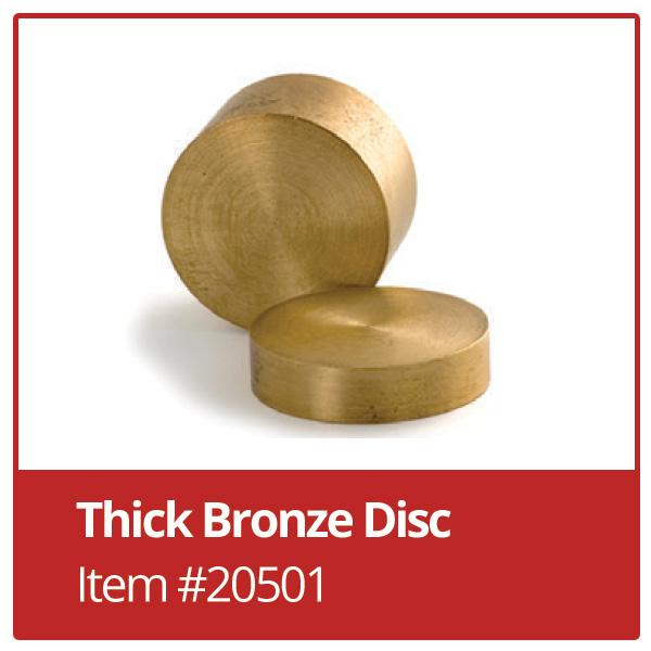 Bronze Disc - Thick 