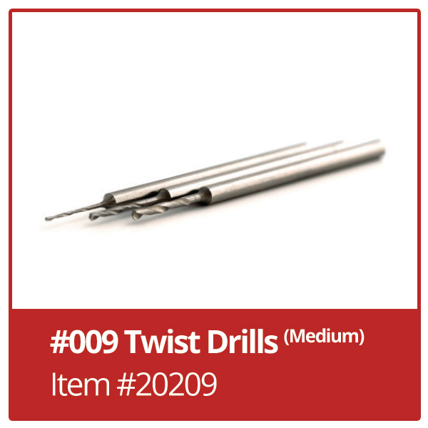 Twist Drills #009 - Pack of 6 