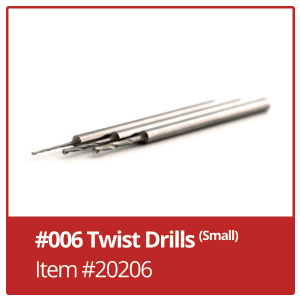 Twist Drills #006- Pack of 6 